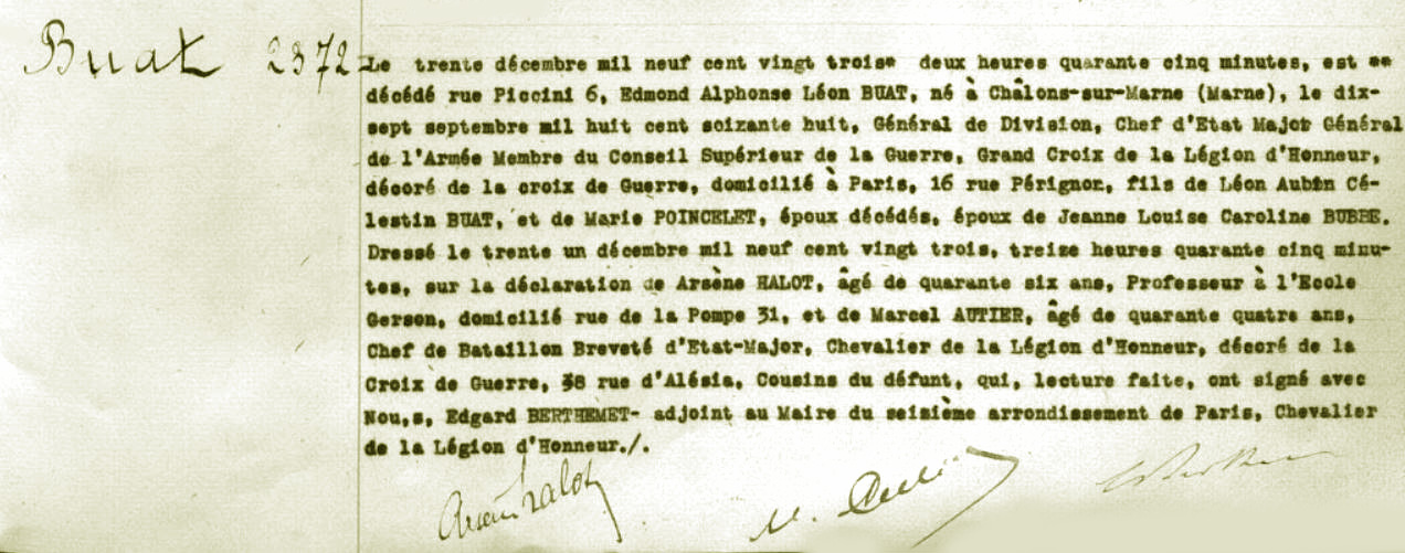 BUAT Edmond Alphonse Léon - Acte de décès - Capture .jpg