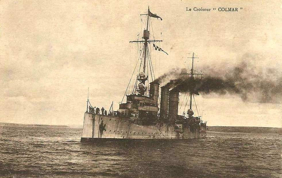 COLMAR - Croiseur, ex-croiseur léger allemand Kolberg - xx- .jpg