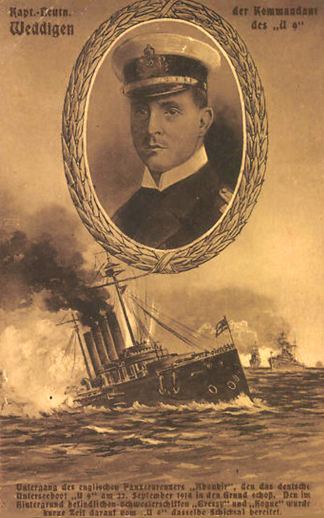 U-9 - Sous-marin allemand - Weddigen - I - .jpg