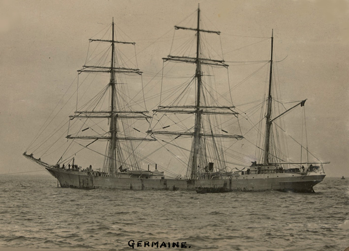GERMAINE - Trois-mâts barque - H 99.220-4040 - .jpg