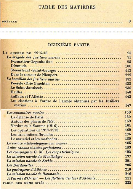 Table des matières -  .JPG