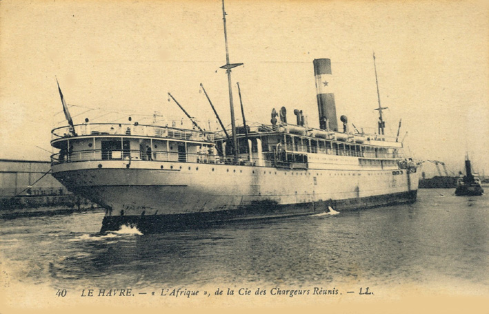AFRIQUE – Paquebot mixte  – Chargeurs réunis  – II  – .jpg