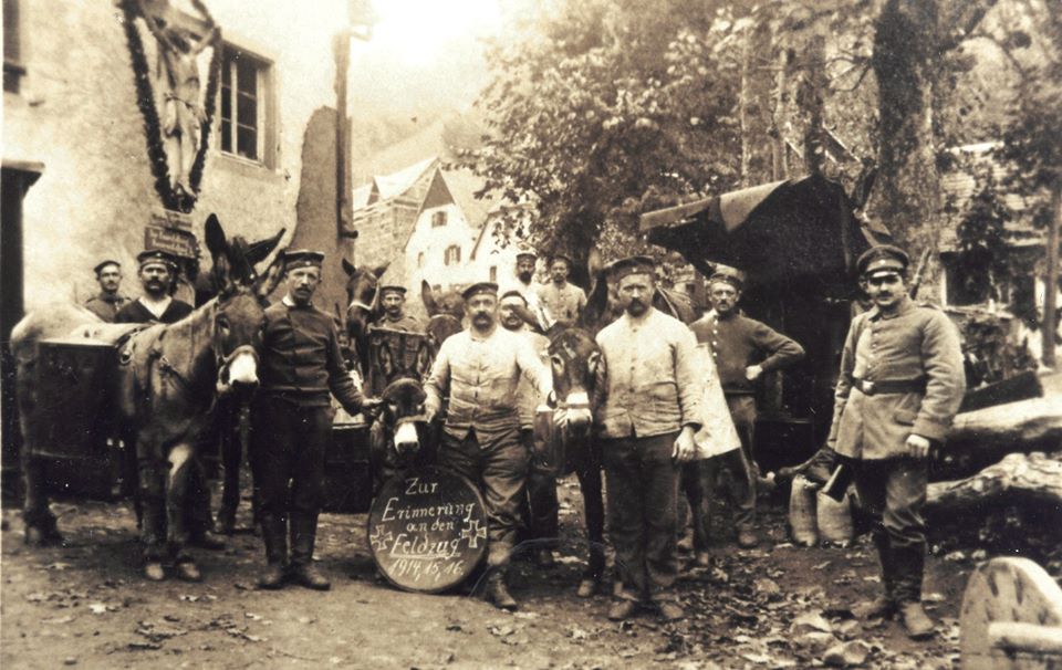 Linthal 1916 . Croisement rue du Hilsenfirst , Remspach , Petit Ballon.jpg