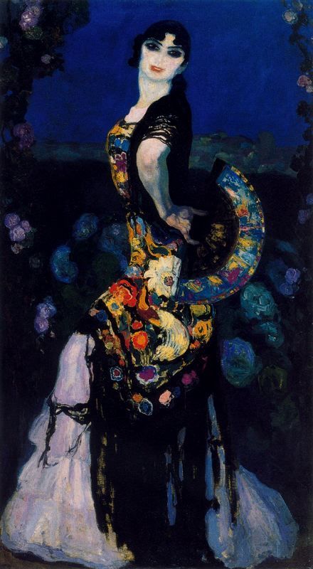 Hermenegildo Anglada Camarasa (Barcelona, 1871-1959) Sevillana 1911-12 Óleo sobre lienzo 175 x 100 cm Museo Nacional de Bellas artes Buenos Aires.Argentina.jpg