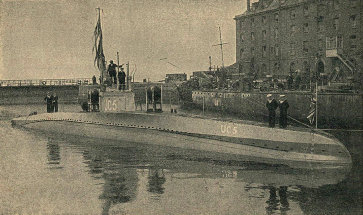 UC-5 - Sous-marin allemand - I -  .jpg