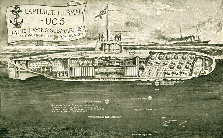 UC-5 - Sous-marin allemand - II -  .jpg