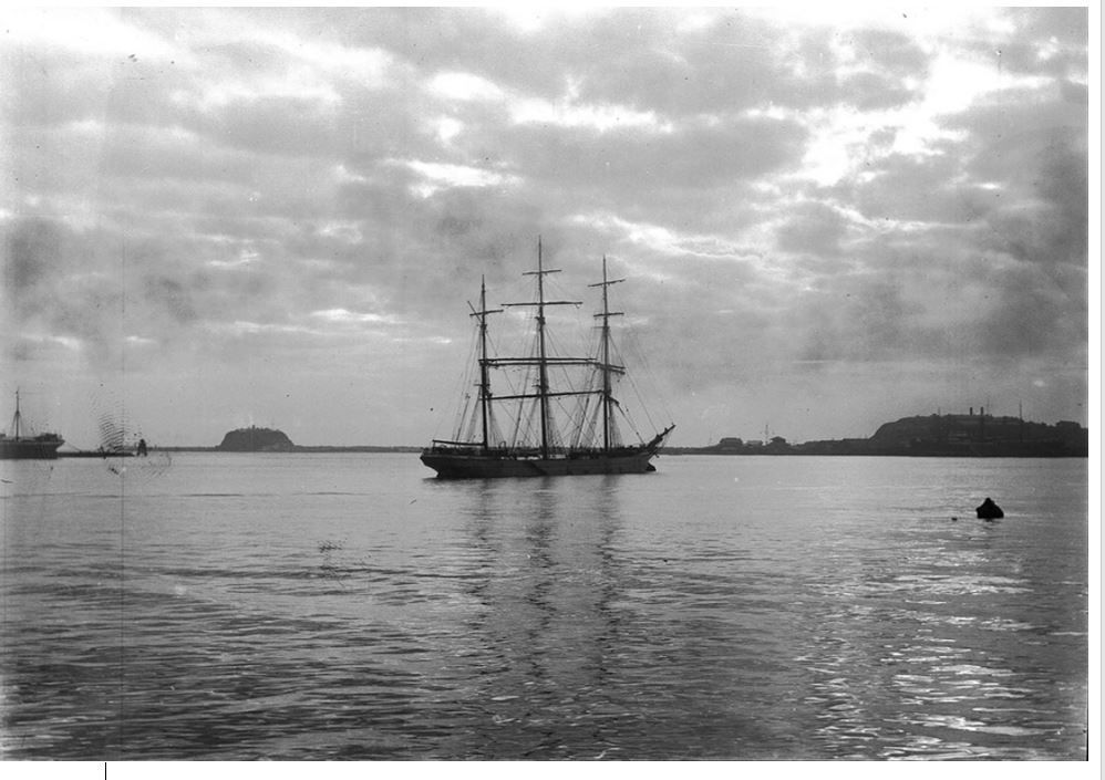 3 masted barque NC harbor Australia.JPG