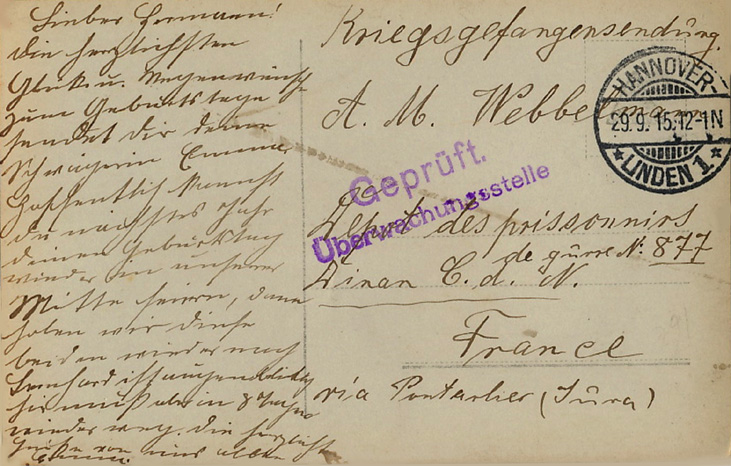 Camp de prisonniers de Dinan – Correspondance – .jpg