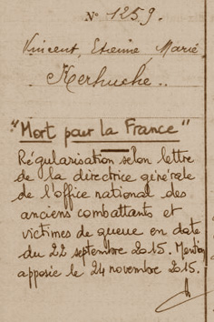 KERHUCHE (V.-E.-M.) - Apostille M.P.L.F. - .JPG