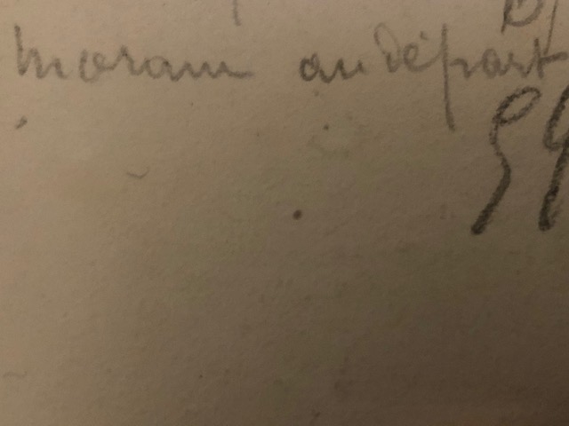 description au dos de la photo