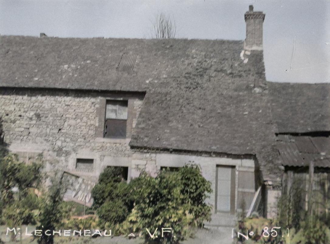 french house 85 A neg  vf ww1 colour.jpg