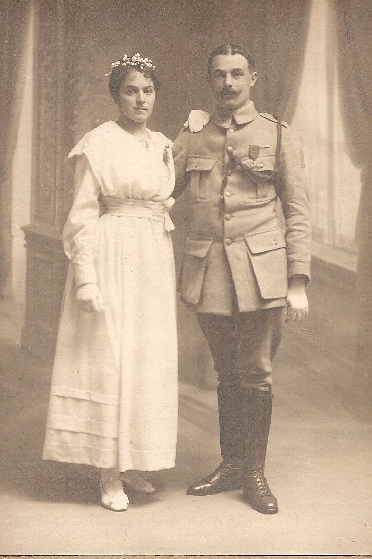 1919 Valentine et Georges Houot - mariage.jpg