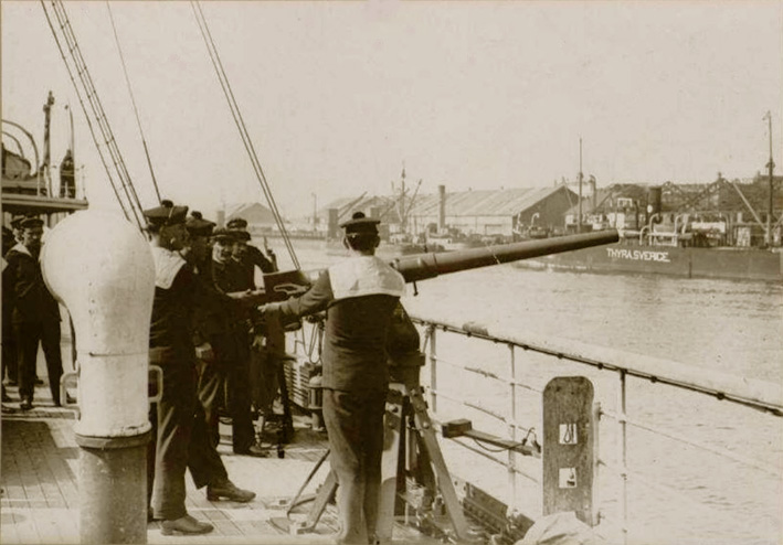 ROUEN - Croiseur auxiliaire - Canon - R. 454 - .JPG