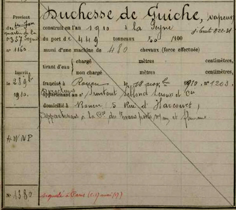 Duchesse-de-Guiche - R. f° 959 n° 1.380 - .JPG