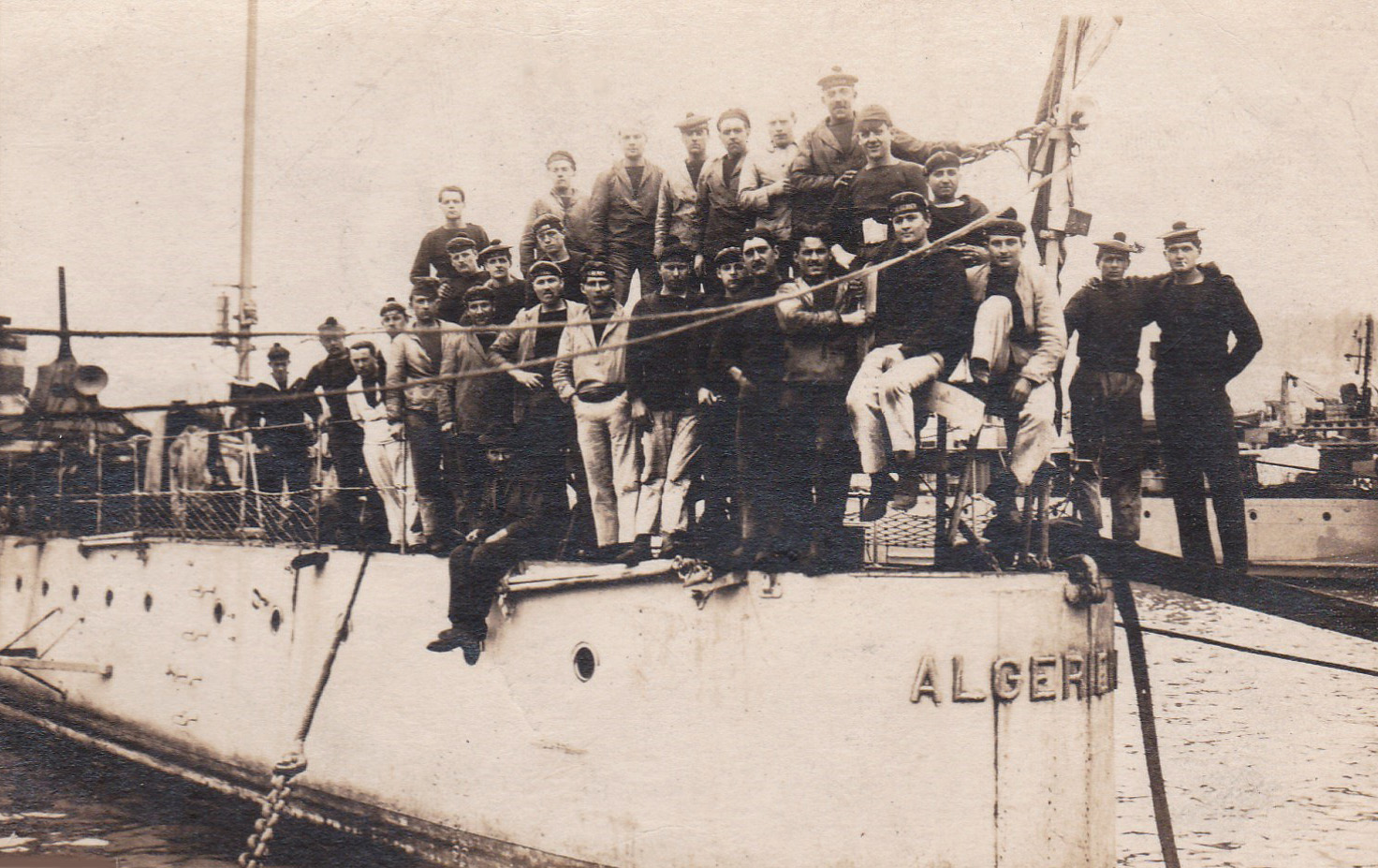 ALGERIEN – Torpilleur d’escadre – Split 1920  – .jpg