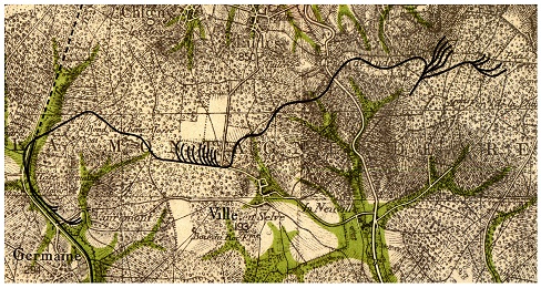 Plan incliné de Germaine et réseau ALGP de la Montagne de Reims.