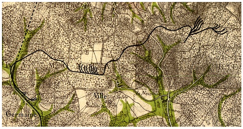 Plan incliné de Germaine et réseau ALGP de la Montagne de Reims.