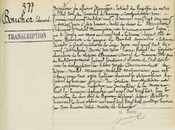 Puteaux, D., f° 95, n° 377 - .JPG