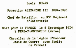 DUMAS (L.-M.-E.) - Date de décès - .JPG