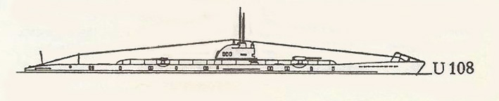 U-108 – Sous-marin – Silhouette – .jpg