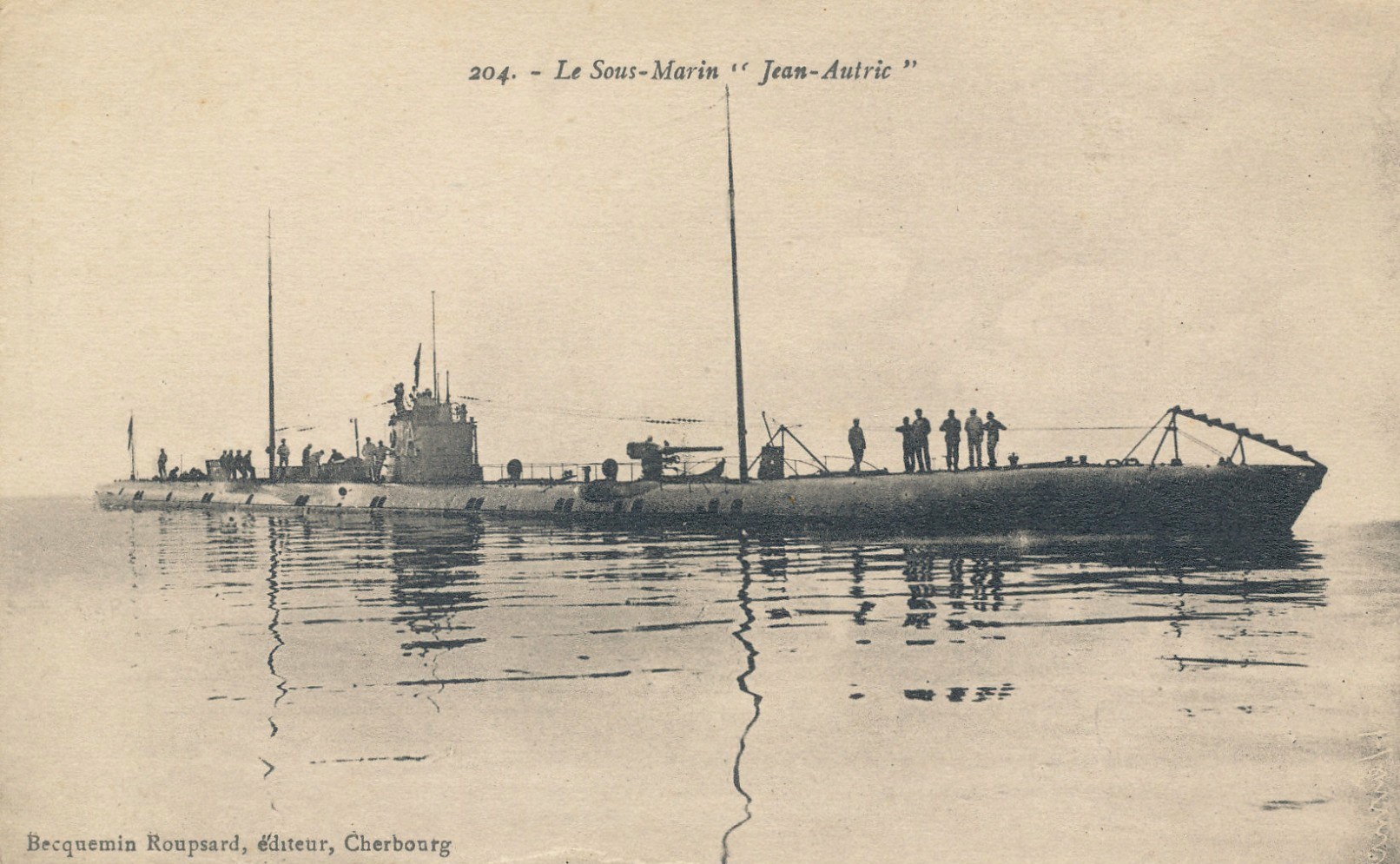 JEAN-AUTRIC – Sous-marin, ex-U-105 allemand – IV –  .jpg