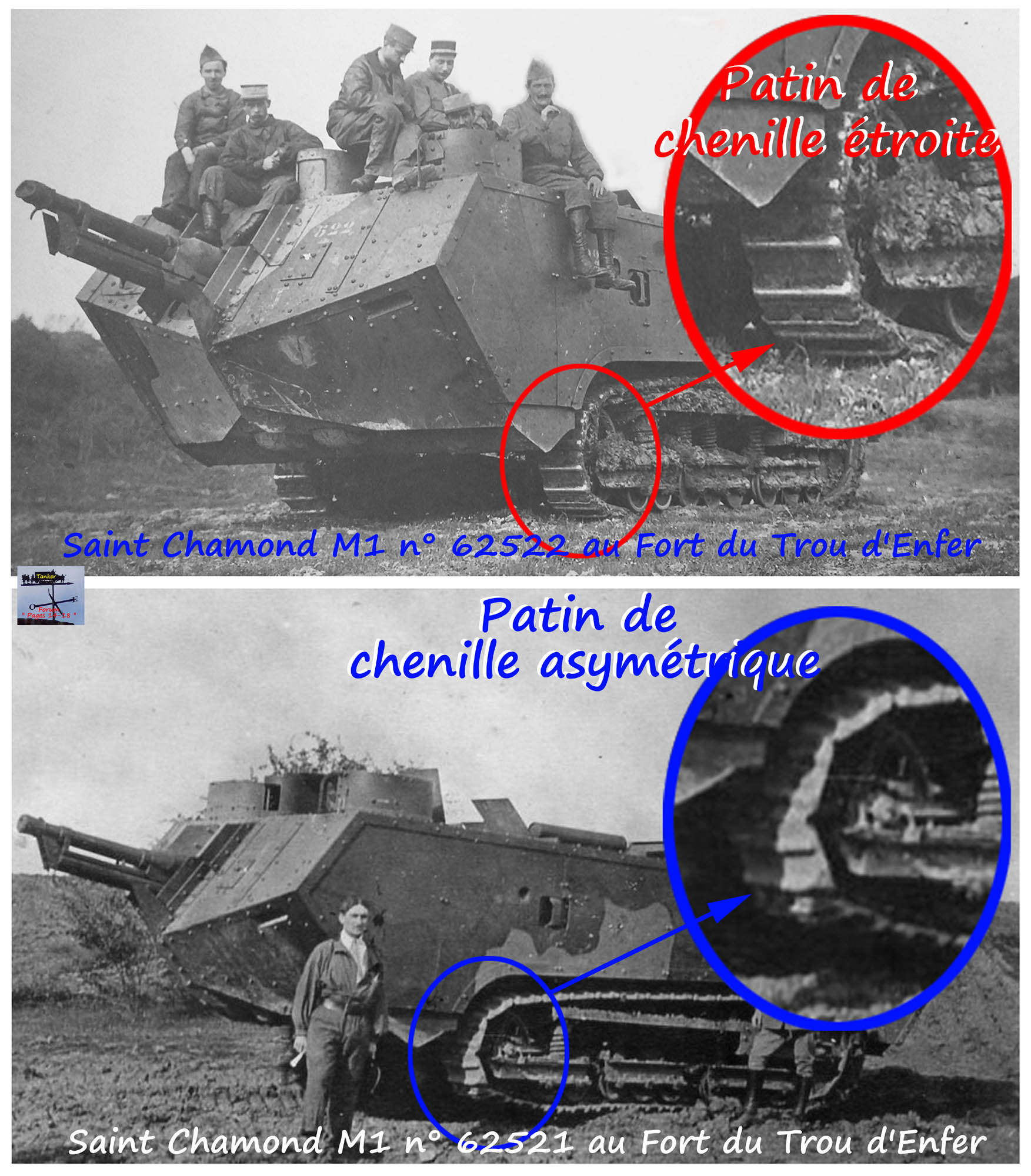 27 - Patins de chenille de St Chamond M1 n° 521 et 522.jpg