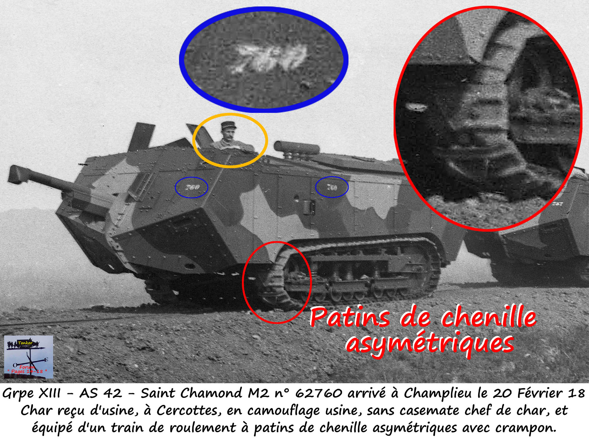 33 - Patin de chenille asymétrique du St Chamond M2 n° 62760 de l'AS 42.jpg