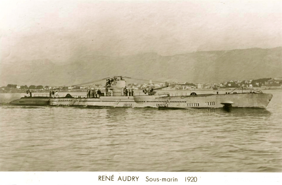 RENÉ-AUDRY – Sous-marin, ex-U-119 allemand – I –  .jpg