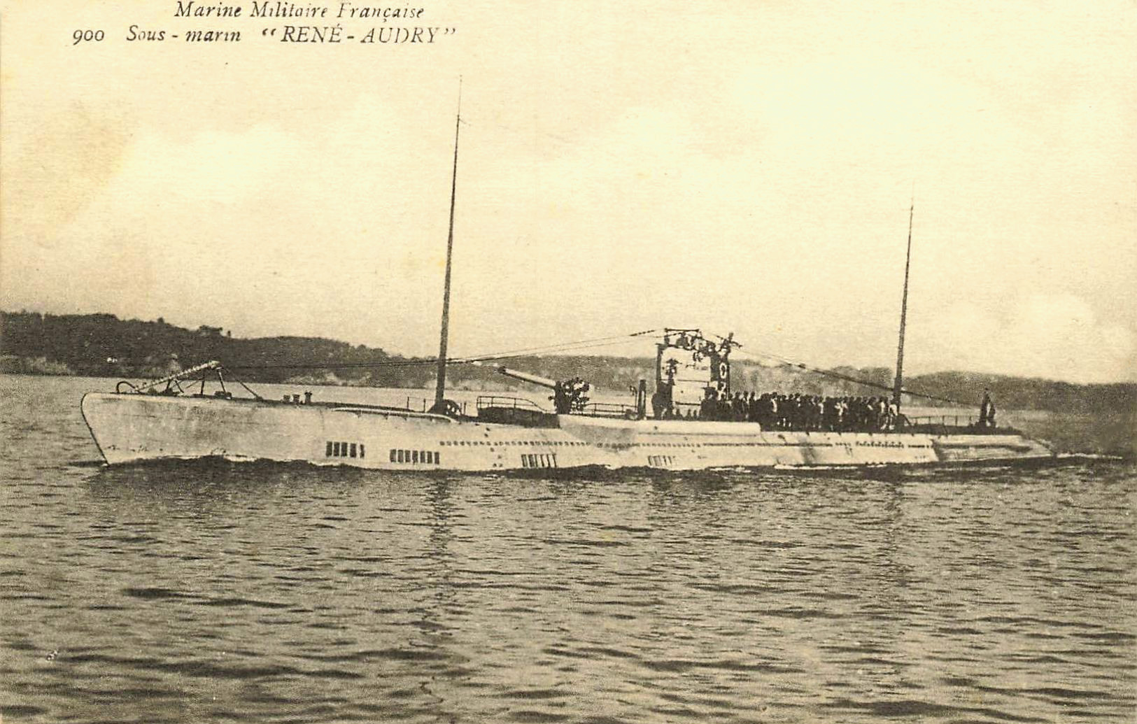 RENÉ-AUDRY – Sous-marin, ex-U-119 allemand – II –  .jpg