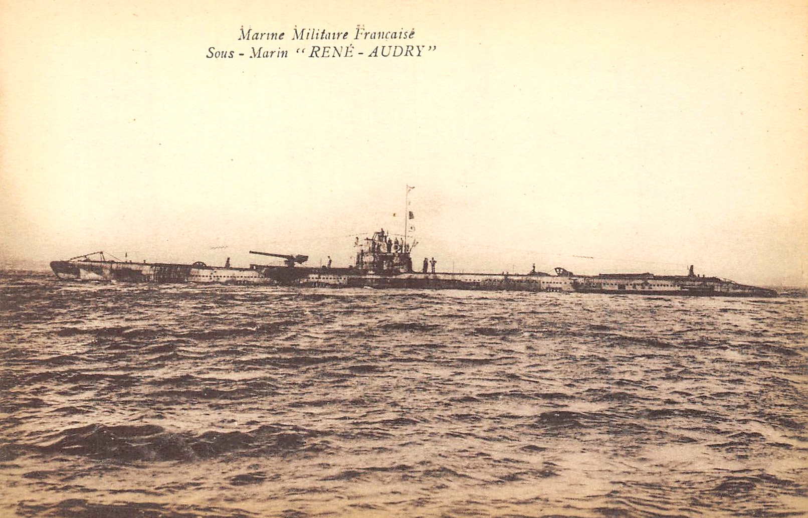 RENÉ-AUDRY – Sous-marin, ex-U-119 allemand – III –  .jpg