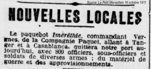 Le Petit Marseillais du 16/10/1911