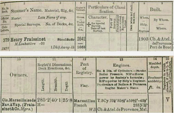 L.R.S. 1915 - H. - n° 579 - .JPG