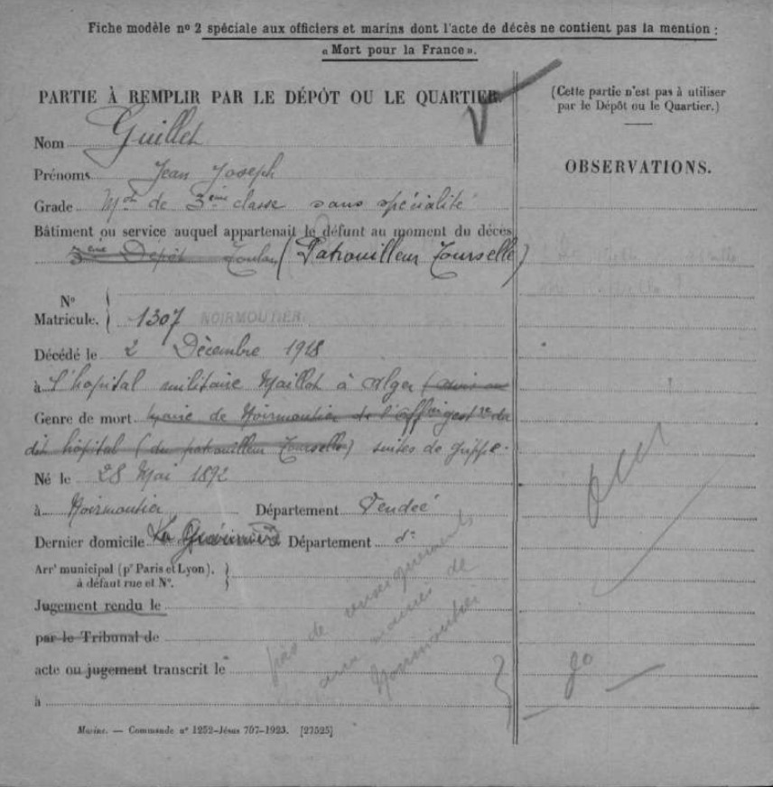 GUILLET JEAN JOSEPH