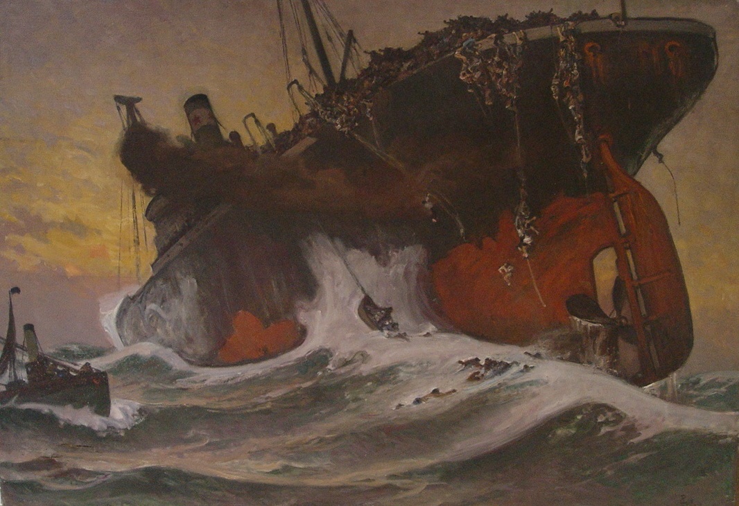Tableau Edmond de Palézieux : l'Amiral Ganteaume