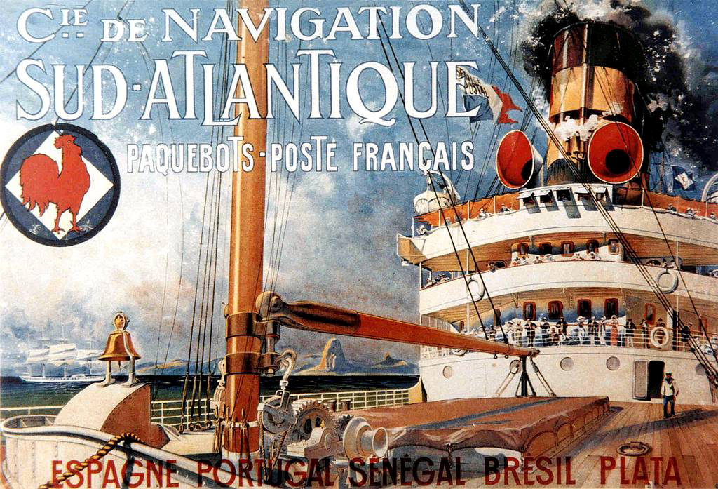 Compagnie de navigation Sud Atlantique - Affiche - I -  .jpg