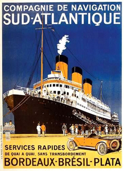 Compagnie de navigation Sud Atlantique - Affiche - II -  .jpg