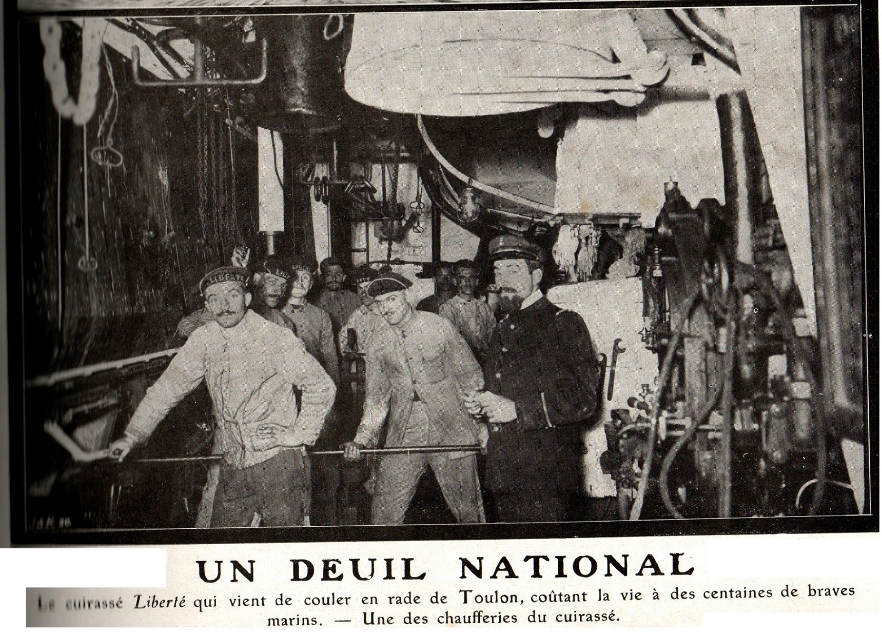 LIBERTE (chaufferie) en Une du DIMANCHE ILLUSTRE du 01 oct. 1911 (2/2)