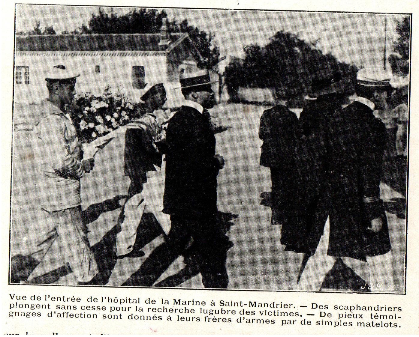 Hommage des marins