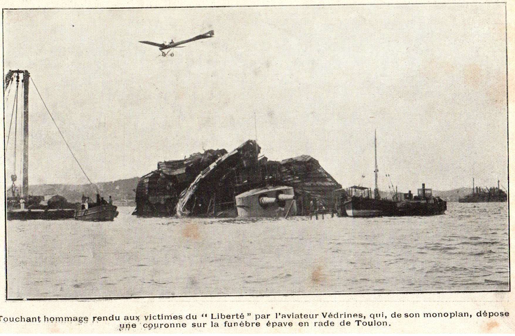 Hommage de l'aviateur VEDRINES