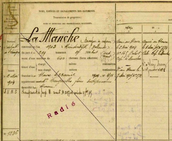 La Manche - Le Havre - f° 413, n° 1.236 - .JPG