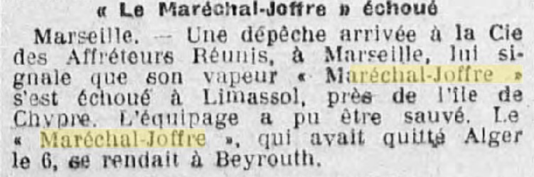 MARECHAL JOFFRE
