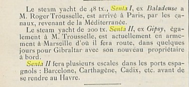 Yacht SENTA