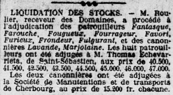 MARJOLAINE - Vente - 1924