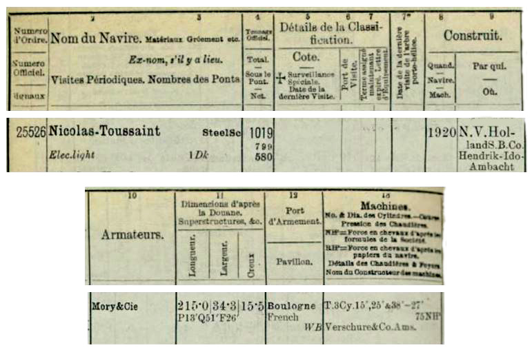 L.R.S. 1921-1922 - Steamers - Lettre N. - n° 25.526 - .JPG