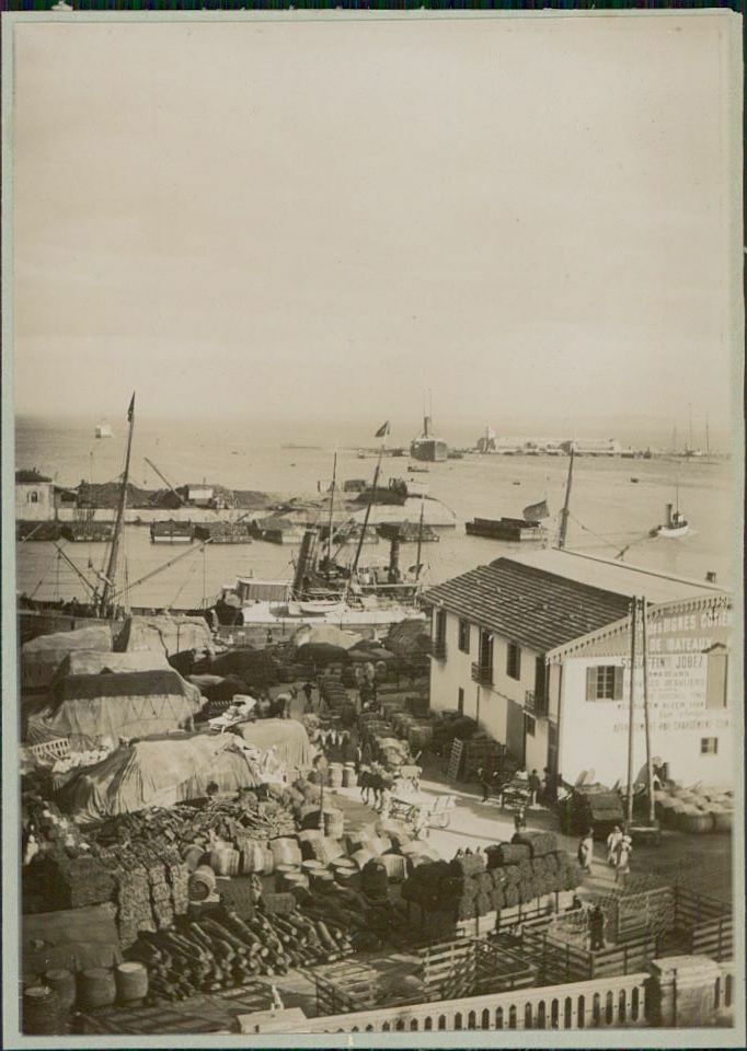 Le quai SCHIAFFINO & JOBEZ des lignes côtières (et non JOUVET) du VULCANUS de 1913 (photo de 1892).jpg
