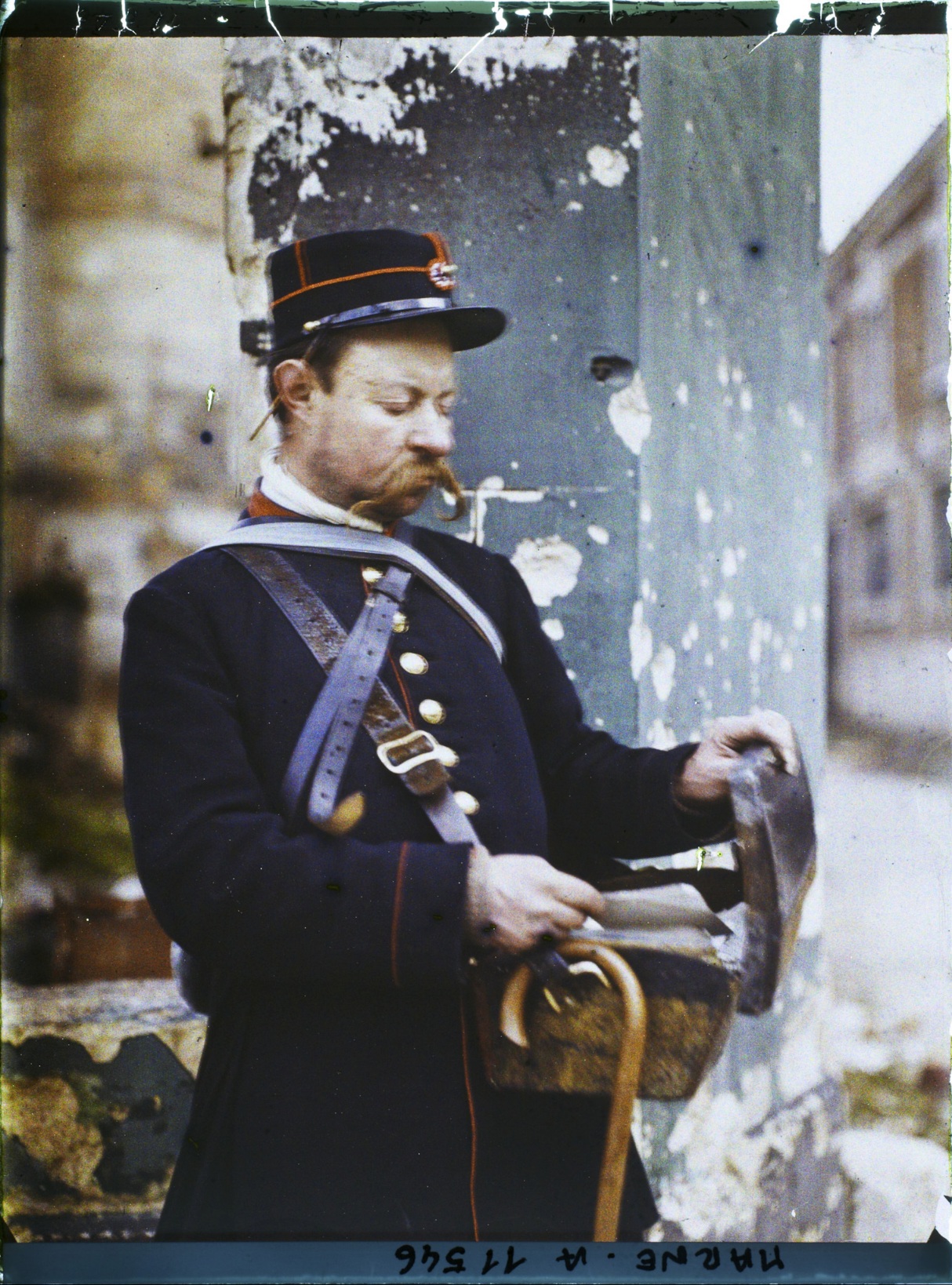 Cliché de la série originale française, section photographique de l'armée, 05/04/1917.