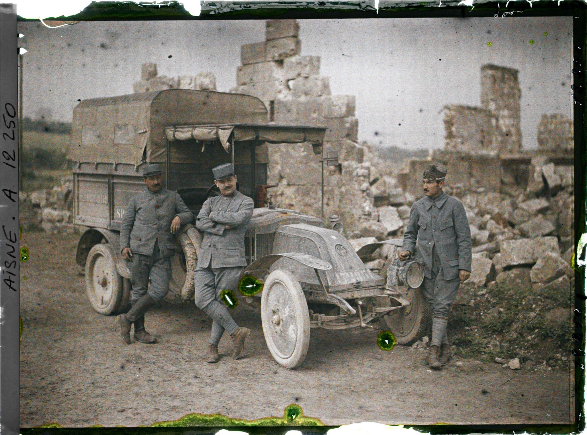 Section photographique de l'armée française, Aisne, France, juin 1917.