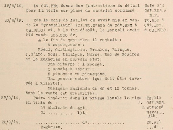 Salonique vente de navires 1919.jpg