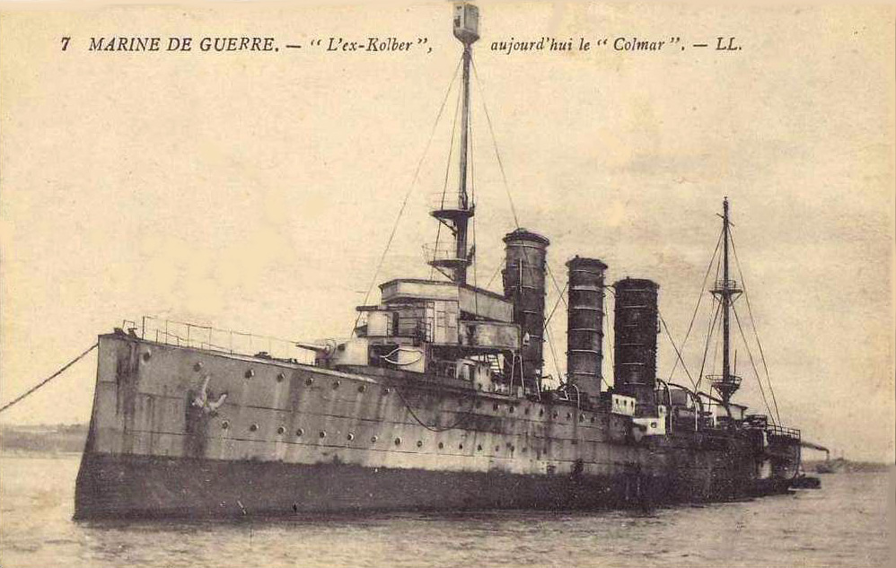 COLMAR – Croiseur, ex-croiseur léger allemand Kolberg – IV – .jpg