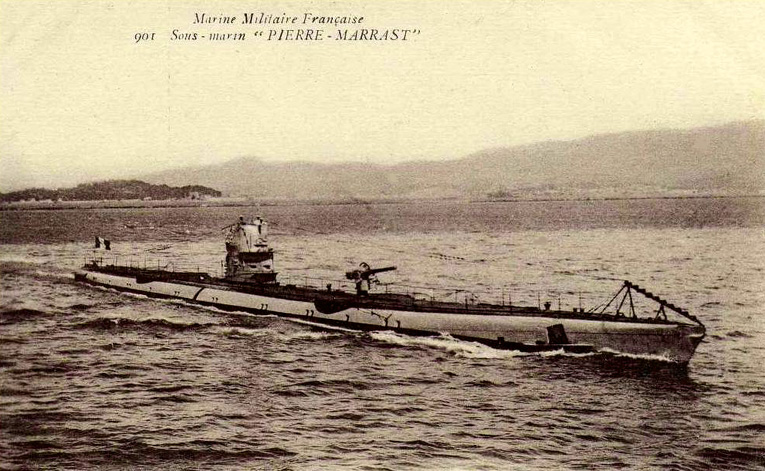 PIERRE-MARRAST – Sous-marin, ex-U-162 allemand – III – .jpg